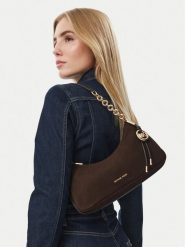 MICHAEL Michael Kors Torebka Nolita 32R6GY5W6L Brązowy ciemny. Brązowe torebki klasyczne MICHAEL Michael Kors, bez wzorów, bez dodatków. Za 1,129.00 zł.