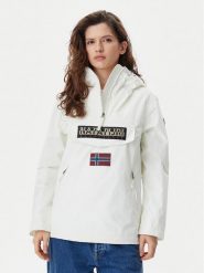 Napapijri Kurtka anorak Rainforest NP0A4G7F Biały Regular Fit. Białe kurtki Napapijri, m, bez wzorów, z syntetyku, bez kaptura. Za 969.99 zł.
