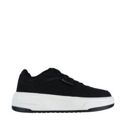Buty damskie Champion RD18 Lite Flap S11789 KK007. Czarne buty treningowe Champion, bez wzorów, z gumy, bez zapięcia, trekkingowe. Za 199.00 zł.