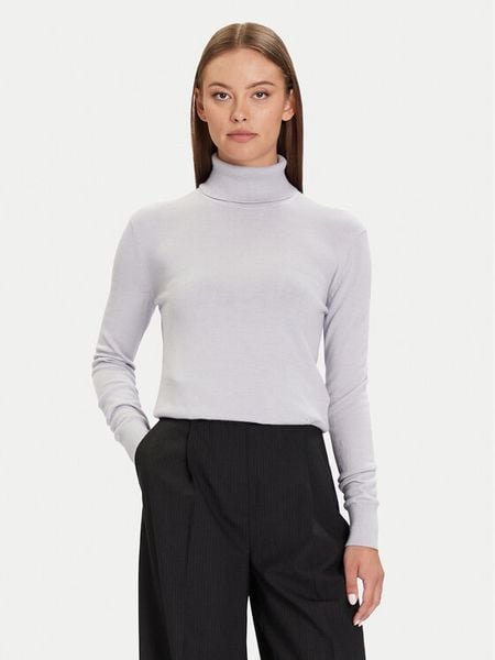 Calvin Klein Golf LV044D371G Fioletowy Regular Fit. Fioletowe swetry Calvin Klein, m, bez wzorów, z syntetyku, bez ramiączek. Za 265.99 zł.