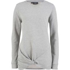 Bluza z przewiązaniem bonprix jasnoszary melanż. Bluzy marki INOVIK. Za 49.99 zł.