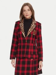 LOLA CASADEMUNT Marynarka LF2502013 Czerwony Regular Fit. Czerwone marynarki i żakiety LOLA CASADEMUNT, m, bez wzorów, z syntetyku, bez ramiączek. Za 969.99 zł.