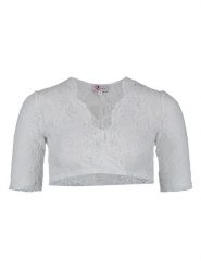 Turi Landhaus Bluzka w kolorze białym rozmiar: 40. Białe bluzki Turi Landhaus, bez wzorów, z bawełny, bez kołnierzyka, bez ramiączek. Za 169.95 zł.