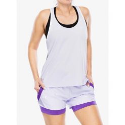 Top damski Under Armour Knockout Tank. Białe topy sportowe Under Armour, m, bez wzorów. Za 104.99 zł.