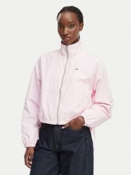 Tommy Jeans Kurtka przejściowa DW0DW22325 Różowy jasny Regular Fit. Czerwone kurtki Tommy Jeans, m, bez wzorów, z jeansu, bez kaptura. Za 569.99 zł.