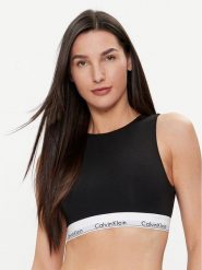 Calvin Klein Underwear Biustonosz top 000QF7626E Czarny. Czarne biustonosze Calvin Klein Underwear, s, bez wzorów, z bawełny, bez kołnierzyka, bez ramiączek. Za 109.99 zł.