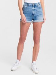 Cross Jeans Szorty dżinsowe w kolorze błękitnym rozmiar: W28. Niebieskie szorty Cross Jeans, z aplikacjami, z jeansu, klasyczne. Za 101.47 zł.