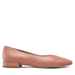 Baleriny Ryłko. Czerwone baleriny Ryłko, bez wzorów, bez obcasa, bez zapięcia. Za 199.99 zł.