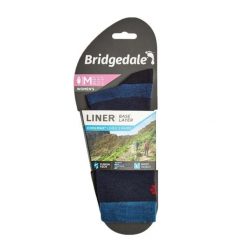 Skarpety do turystyki damskie Bridgedale LINER BL COOL 2 pary LD. Czarne skarpetki Bridgedale, bez wzorów, z elastanu. Za 102.99 zł.