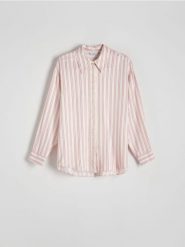 Koszula z wiskozy - wielobarwny. Koszule Reserved, l, bez wzorów, z tkaniny, bez kołnierzyka, bez ramiączek. Za 119.99 zł.