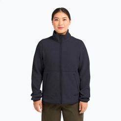 Bluza polarowa damska Jack Wolfskin Lite Curl Full Zip. Niebieskie bluzy bez kaptura Jack Wolfskin, xs, bez wzorów, z materiału, bez kaptura, trekkingowe. Za 399.99 zł.