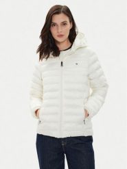Tommy Hilfiger Kurtka puchowa WW0WW38927 Biały Regular Fit. Białe kurtki Tommy Hilfiger, xxs, bez wzorów, z puchu, bez kaptura. Za 479.99 zł.