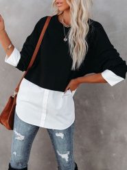 LA Angels Bluza w kolorze czarno-białym rozmiar: L. Białe bluzy LA Angels, l, bez wzorów, bez ramiączek, bez kaptura. Za 170.87 zł.