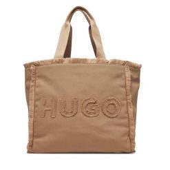 Torebka HUGO. Brązowe torebki klasyczne Hugo, bez wzorów, klasyczne, bez dodatków. Za 359.99 zł.