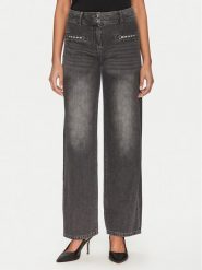 Morgan Jeansy 251-PELI Szary Wide Leg. Szare jeansy Morgan, bez wzorów, z bawełny. Za 199.99 zł.