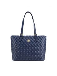 Beverly Hills Polo Club Torebka BHPC-K-038-06 Granatowy. Niebieskie torebki klasyczne Beverly Hills Polo Club, bez wzorów, z tworzywa sztucznego, bez dodatków. Za 249.99 zł.