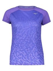 Mizuno Koszulka sportowa "Aero" w kolorze fioletowym rozmiar: XS. Różowe t-shirty sportowe Mizuno, xs, bez wzorów, bez ramiączek, outdoorowe. Za 97.45 zł.