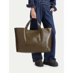 Torebka G-Star. Brązowe shopper bag G-Star, bez wzorów, retro, bez dodatków. Za 299.99 zł.