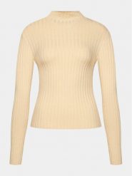 Brave Soul Sweter LK-608LLOYDOTML Beżowy Regular Fit. Brązowe swetry Brave Soul, xl, bez wzorów, z wiskozy, bez ramiączek. Za 149.99 zł.
