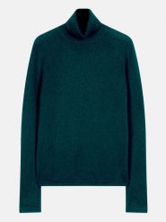 Perfect Cashmere Kaszmirowy golf "Ashley" w kolorze niebieskim rozmiar: M. Niebieskie swetry Perfect Cashmere, m, bez wzorów, z kaszmiru, bez ramiączek. Za 274.03 zł.