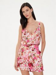 Ted Baker Top Sorapia 274170 Różowy Regular Fit. Czerwone topy Ted Baker, bez wzorów, z wiskozy, bez kołnierzyka, bez ramiączek. Za 329.99 zł.