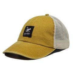 Czapka Trucker - Siatka z płótna - Bawełna / Jeden rozmiar (Musztardowy). Żółte czapki z daszkiem SURF MONKEY, bez wzorów, z bawełny, sportowe. Za 159.95 zł.