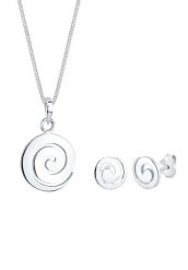 Elli Damski zestaw zawieszek spiralnych nowoczesne kolczyki sztyfty w srebrze próby 925 Sterling Silver Zestawy 1 ct. Szare kolczyki Elli, srebrne. Za 283.99 zł.