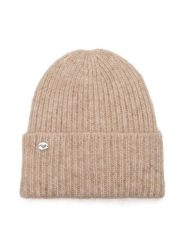 Roxy Czapka RX-W3-002-AW24 Beżowy. Brązowe czapki zimowe Roxy, bez wzorów, z materiału. Za 59.99 zł.