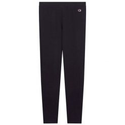 Legginsy Champion Damskie. Czarne legginsy sportowe Champion, s, bez wzorów, z bawełny, na fitness i siłownię. Za 205.99 zł.