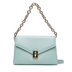 Torebka Furla. Niebieskie listonoszki Furla, bez wzorów, bez dodatków. Za 2,329.00 zł.