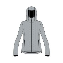 Kurtka damska turystyczna CMP 34A3096. Szare kurtki przejściowe sportowe CMP, l, bez wzorów, z softshellu, bez kaptura. Za 382.50 zł.