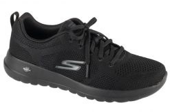 Buty sportowe Sneakersy damskie, Go Walk Joy - Violet. Czarne buty treningowe Skechers, bez wzorów, z materiału, przed kostkę, bez zapięcia, trekkingowe. Za 319.99 zł.