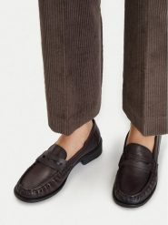 Lasocki Mokasyny CEO-WI45-VR-11800-2 Brązowy ciemny. Brązowe mokasyny Lasocki, bez wzorów, ze skóry. Za 229.99 zł.
