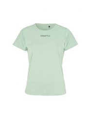 Craft Koszulka sportowa "Core Essence" w kolorze zielonym rozmiar: L. Zielone t-shirty sportowe Craft, l, bez wzorów, bez ramiączek, outdoorowe. Za 66.78 zł.