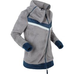 Miękka bluza rozpinana z polaru, długi rękaw bonprix szary. Bluzy bez kaptura marki INOVIK. Za 69.99 zł.