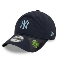 Czapka z daszkiem New Era. Niebieskie czapki z daszkiem New Era, bez wzorów. Za 89.99 zł.