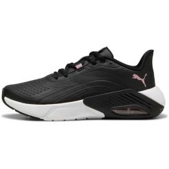 Buty sportowe damskie Puma X cell Nova Cat Sl Wns. Czarne buty sportowe lifestyle Puma, bez wzorów, ze skóry ekologicznej, bez zapięcia, na fitness i siłownię. Za 390.00 zł.