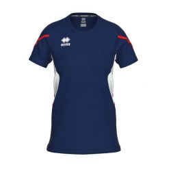 T-Shirt Errea Corinne Maglia Mc Ad Damskie. Białe t-shirty sportowe ERREA, m, bez wzorów, z materiału, bez ramiączek, do piłki nożnej. Za 194.00 zł.