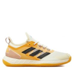 Buty do tenisa adidas. Brązowe buty treningowe adidas, bez wzorów, bez zapięcia, tenisowe. Za 489.99 zł.