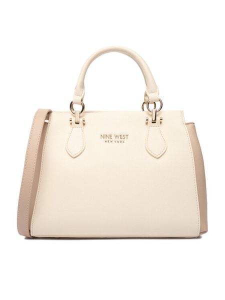 Nine West Torebka EO-Lumina-LX10278 Écru. Białe torebki klasyczne Nine West, bez wzorów, z materiału, bez dodatków. Za 217.99 zł.