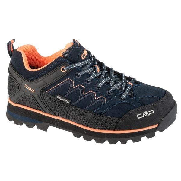 Buty trekkingowe damskie, Moon Low WP. Niebieskie buty trekkingowe CMP, bez wzorów, bez zapięcia. Za 389.99 zł.