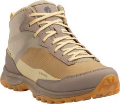 Buty trekkingowe Lafuma Alpic dla kobiet beżowe. Brązowe trekkingi Lafuma, bez wzorów, z materiału, bez zapięcia, trekkingowe. Za 559.50 zł.