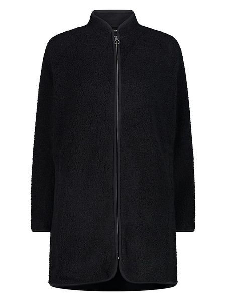 CMP Płaszcz polarowy w kolorze czarnym rozmiar: 40. Czarne płaszcze CMP, s, bez wzorów, z materiału, sportowe, bez kaptura. Za 179.22 zł.