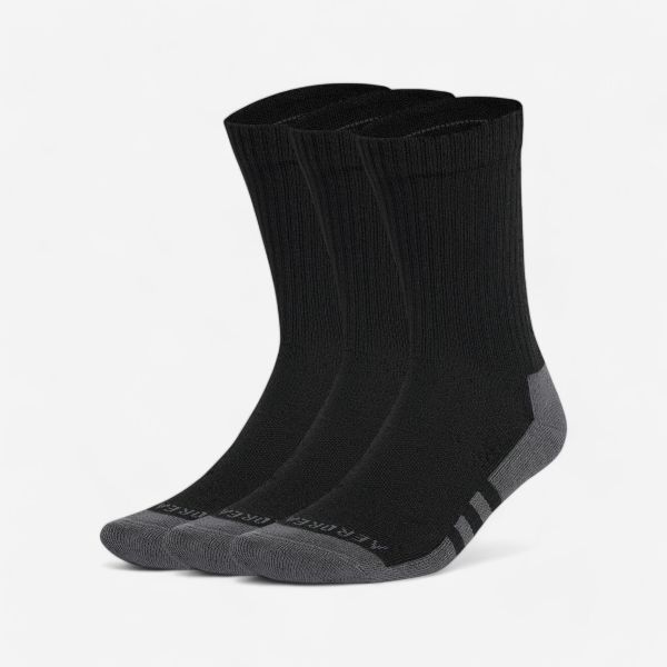 Skarpetki sportowe ADIDAS. Brązowe skarpetki adidas, bez wzorów, z dzianiny. Za 54.99 zł.