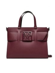 Armani Exchange Torebka 942689 0A874 UA343 Bordowy. Czerwone torebki klasyczne Armani Exchange, bez wzorów, ze skóry, bez dodatków. Za 759.99 zł.