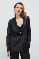 Guess marynarka kolor czarny oversize. Czarne marynarki i żakiety Guess, l, z aplikacjami, klasyczne, bez ramiączek. Za 819.99 zł.