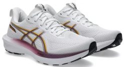 Buty biegowe ASICS GT-1000 14 Białe. Białe buty do biegania ASICS, bez wzorów, z materiału, bez zapięcia, do biegania. Za 662.70 zł.