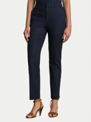 LAUREN RALPH LAUREN Spodnie materiałowe 200P14610004 Granatowy Slim Fit. Niebieskie spodnie materiałowe Lauren Ralph Lauren, bez wzorów, z bawełny. Za 769.99 zł.