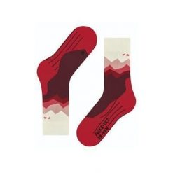 Skarpety damskie Falke Tk2 Crest. Czerwone skarpetki Falke, bez wzorów, z poliamidu. Za 149.50 zł.