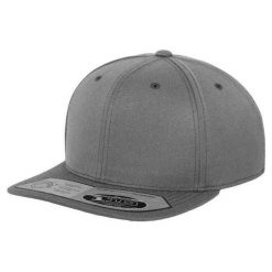 110 Czapka Z Daszkiem Typu Snapback. Szare czapki z daszkiem FLEXFIT, bez wzorów. Za 95.99 zł.
